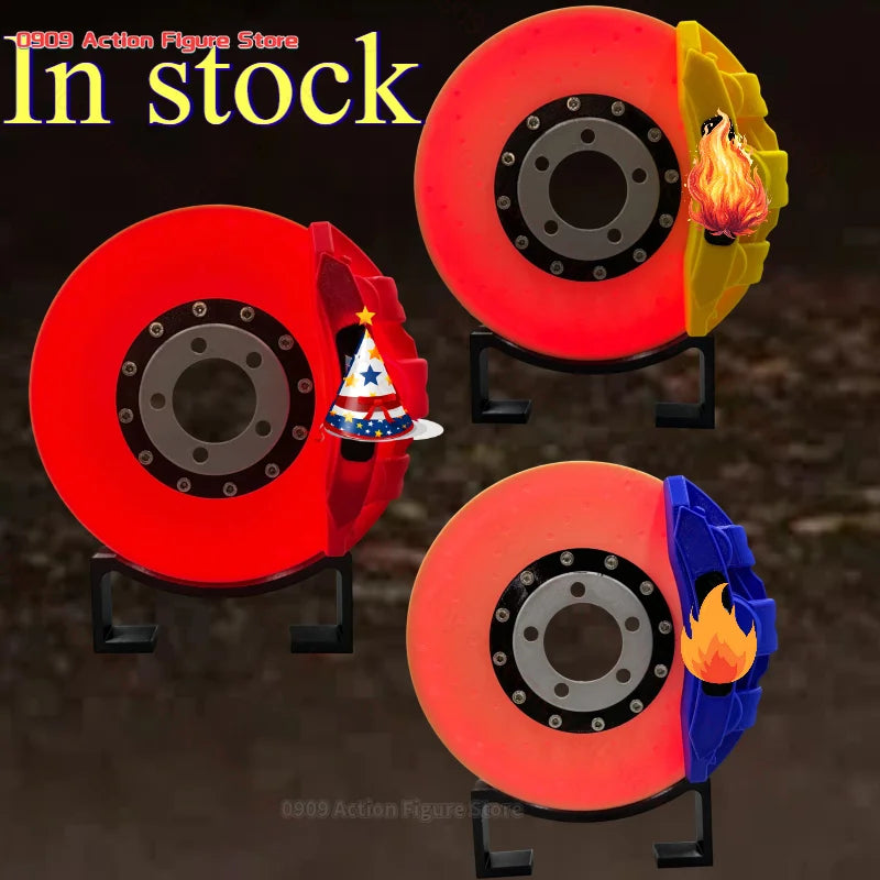 In Stock Original DIY Brake Disc LED M Atmosphere Charging Desktop Wall-Mounted Night Light Ornament (Customizable)