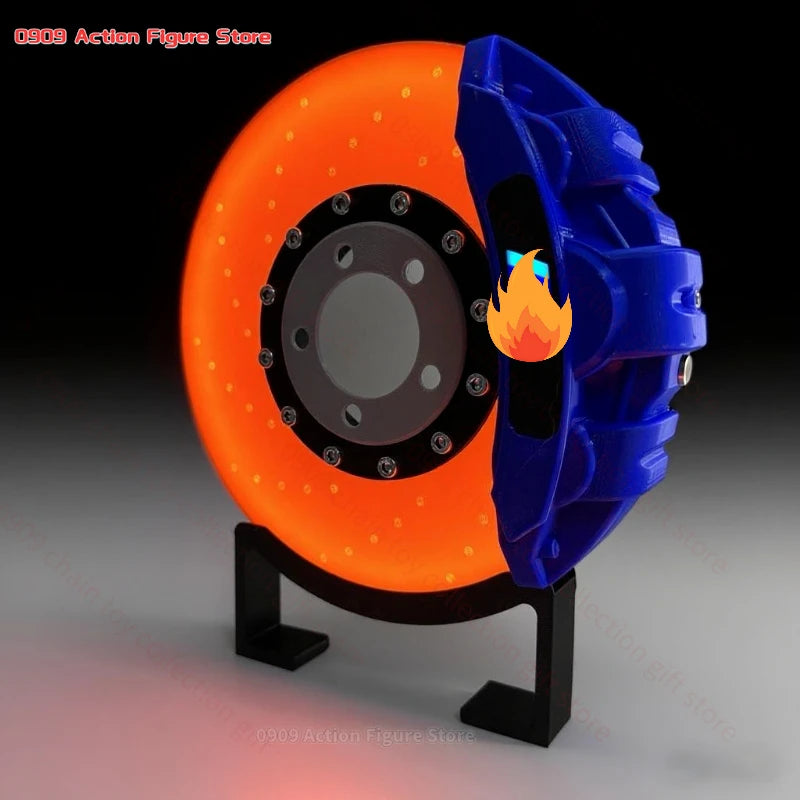 In Stock Original DIY Brake Disc LED M Atmosphere Charging Desktop Wall-Mounted Night Light Ornament (Customizable)